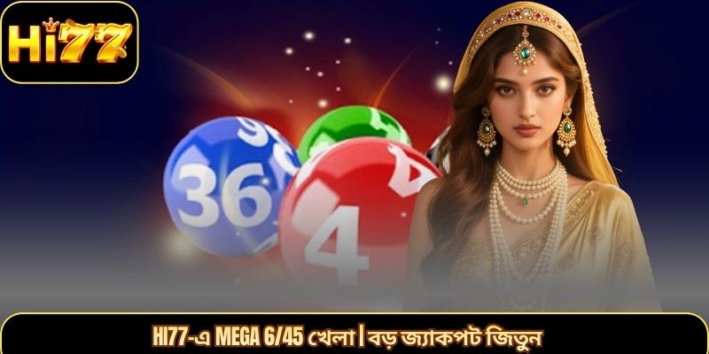 Hi77-এ Mega 6/45 খেলা | বড় জ্যাকপট জিতুন