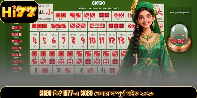Sicbo কি? Hi77-এ sicbo খেলার সম্পূর্ণ গাইড ২০২৬