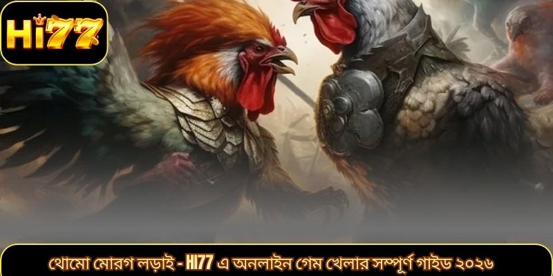 থোমো মোরগ লড়াই – Hi77 এ অনলাইন গেম খেলার সম্পূর্ণ গাইড ২০২৬