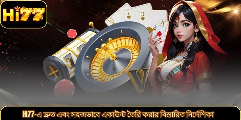 HI77-এ দ্রুত এবং সহজভাবে একাউন্ট তৈরি করার বিস্তারিত নির্দেশিকা